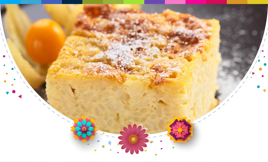 Pastel de arroz con leche – Molino Sonora