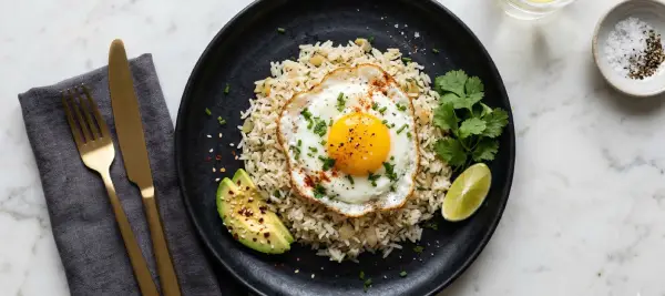 Arroz con huevo