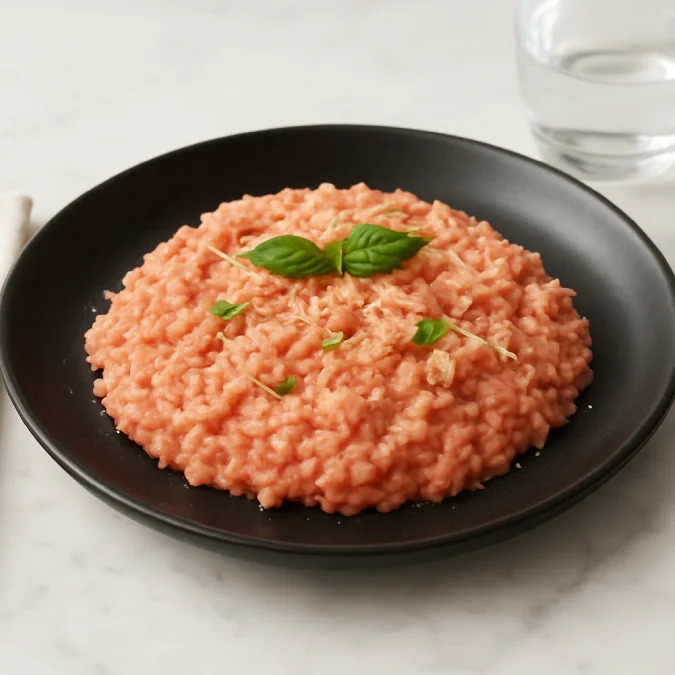 Arroz con remolacha
