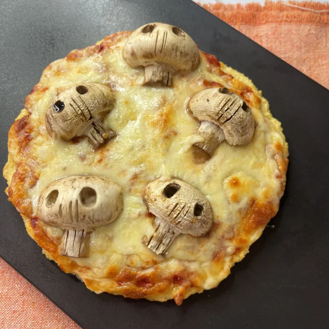Pizza terrorífica de Arroz