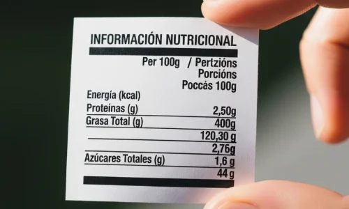 Tabla nutricional del arroz